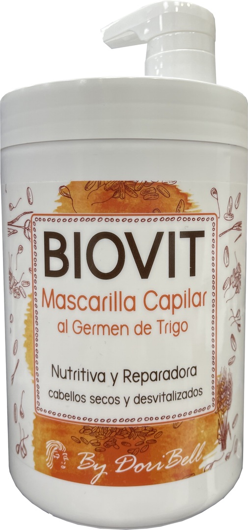 Mascarilla intensiva Biovit al germen de trigo 1000 ml de By DoriBell profesional