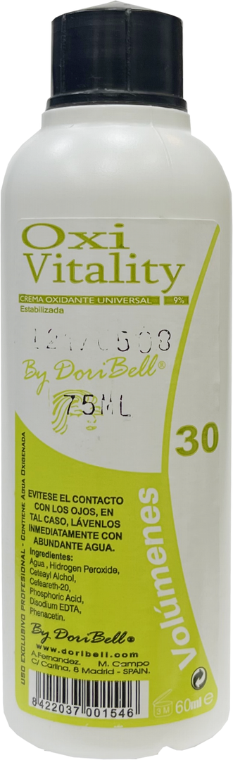 Agua oxigenada Oxi fruit individual 30 vol 75 ml (fórmula autoprotectora)