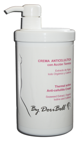 Crema Anticelulítica no termica, remodelante y reafirmante 1Kg. (Nueva formulación)