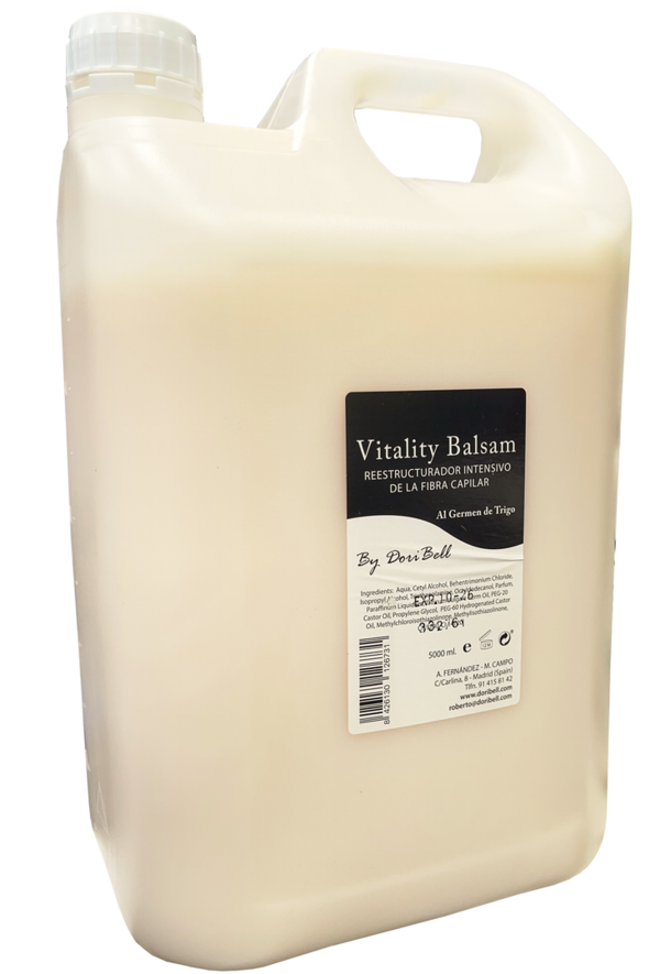 Garrafa acondicionador concentrado Vitality balsam 5000 ml de By DoriBell profesional