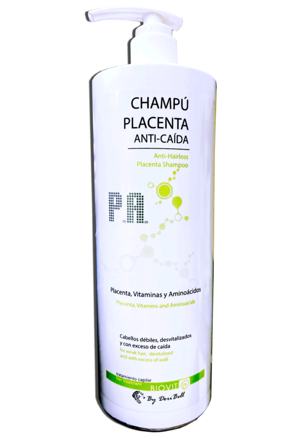 Champu placenta anticaida 1000ml By DoriBell profesional