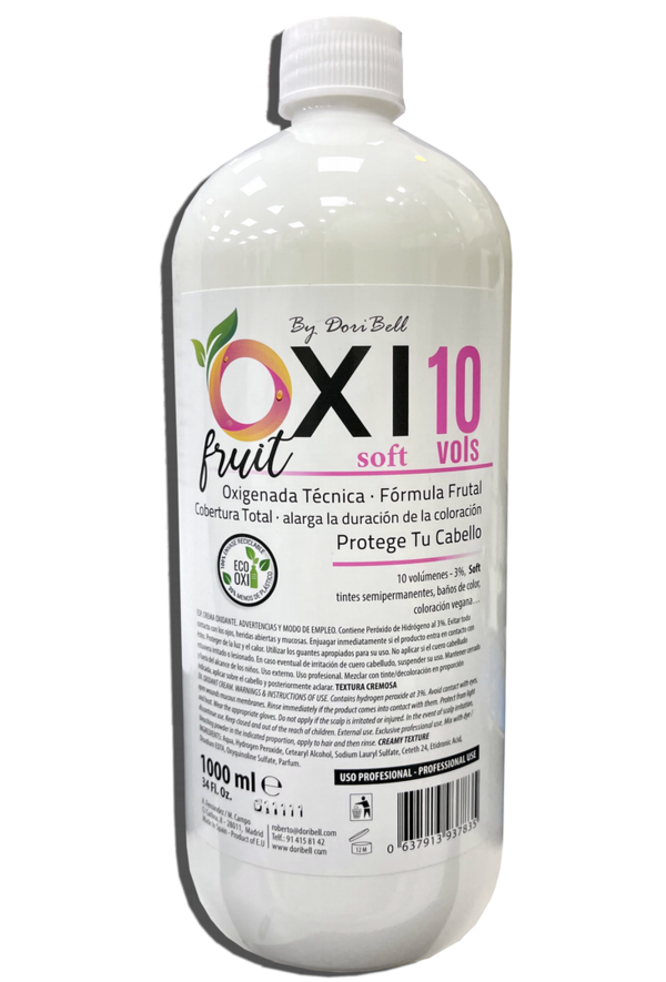 Oxi Fruit Soft 10 Vols 1 L By DoriBell ( suave , tinte semipermanente y baños de color )