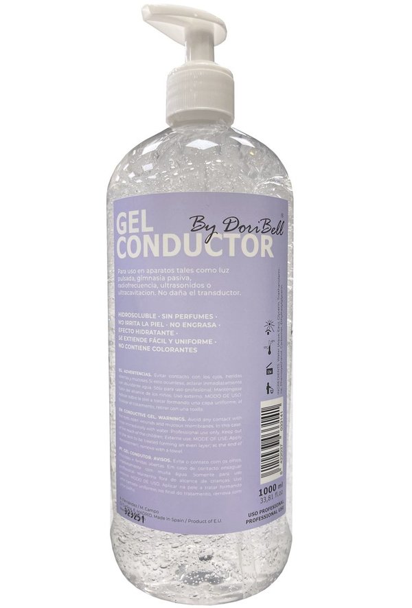 gel conductor By DoriBell 1L premium con dosificador