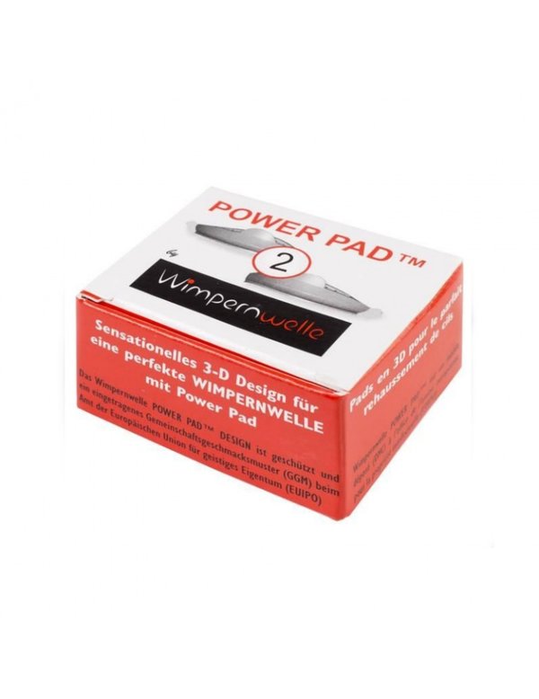 Wimpernwelle Power Pad Nº2- 4 Pares, Moldes de silicona Power pad para lifting de pestañas Incluye 8